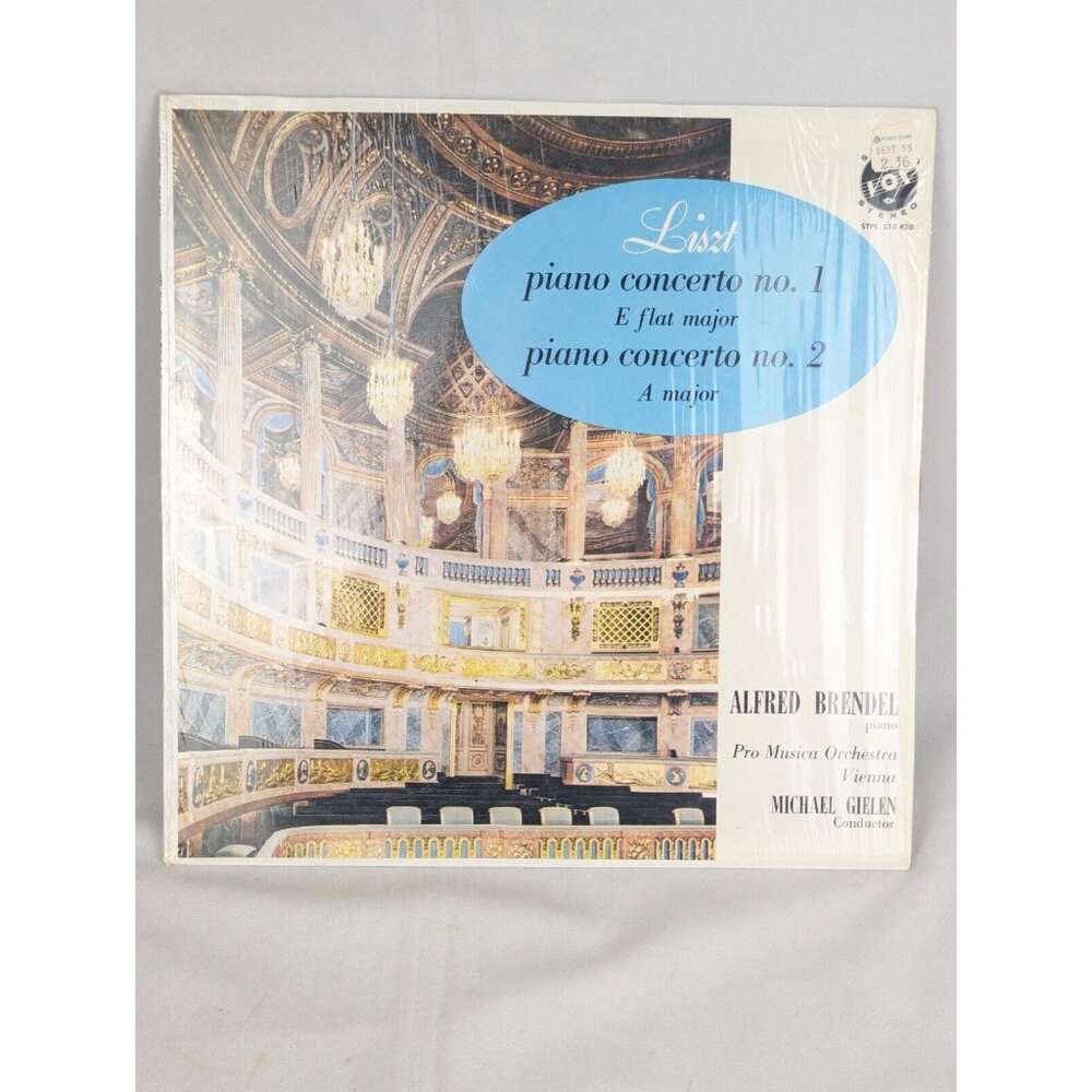Liszt* : Alfred Brendel, Pro Musica Orchestra, Vienna*, Michael Gielen - Piano C